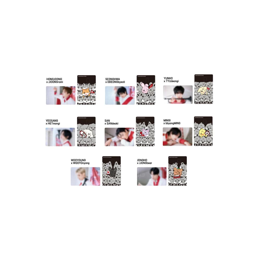 ATEEZ MD / GOODS ATEEZ - CARD COVER STICKER SET [ ANITEEZ IN THE CALLING Official MD ]