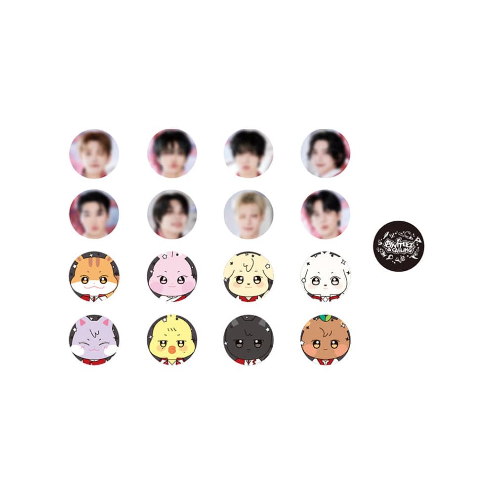 ATEEZ MD / GOODS ATEEZ - RANDOM CAN BADGE [ ANITEEZ IN THE CALLING Official MD ]