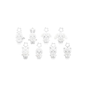 ATEEZ MD / GOODS ATEEZ - SILVER ANITEEZ PLUSH KEYRING ( ANITEEZ IN DEJA VU Official MD )