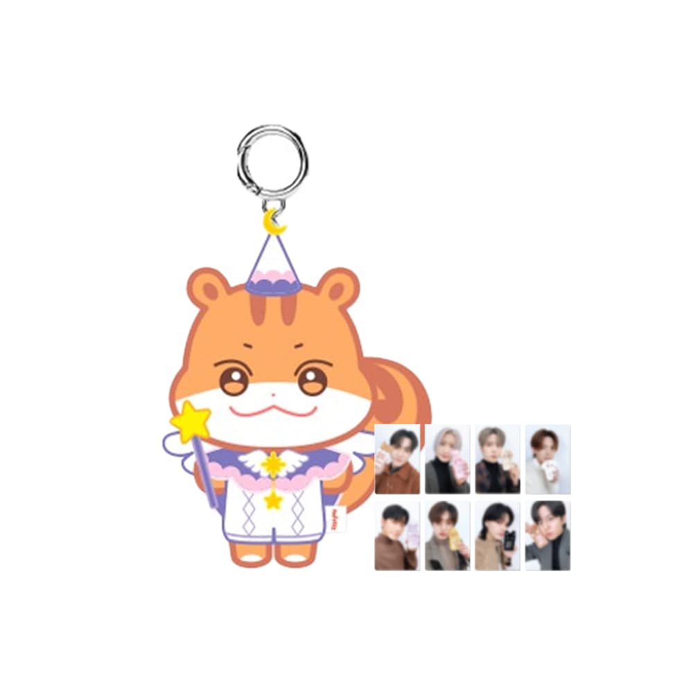 ATEEZ - Mini Face Keyring [ANITEEZ IN DREAMLAND Official MD