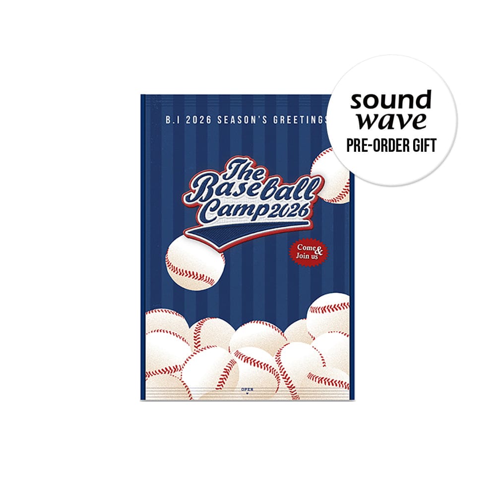 B.I PHOTOBOOK SOUNDWAVE B.I - 2026 SEASON’S GREETINGS [ The Baseball Camp 2026 ]