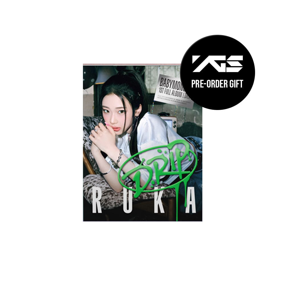 BABYMONSTER ALBUM RUKA_YG POB BABYMONSTER - 1st Full Album 'DRIP' YG TAG ALBUM Ver