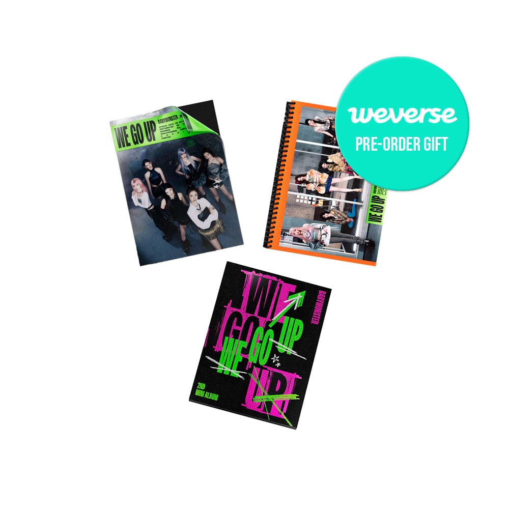 BABYMONSTER ALBUM WEVERSE BABYMONSTER - 2nd Mini Album WE GO UP (WE GO UP SET)