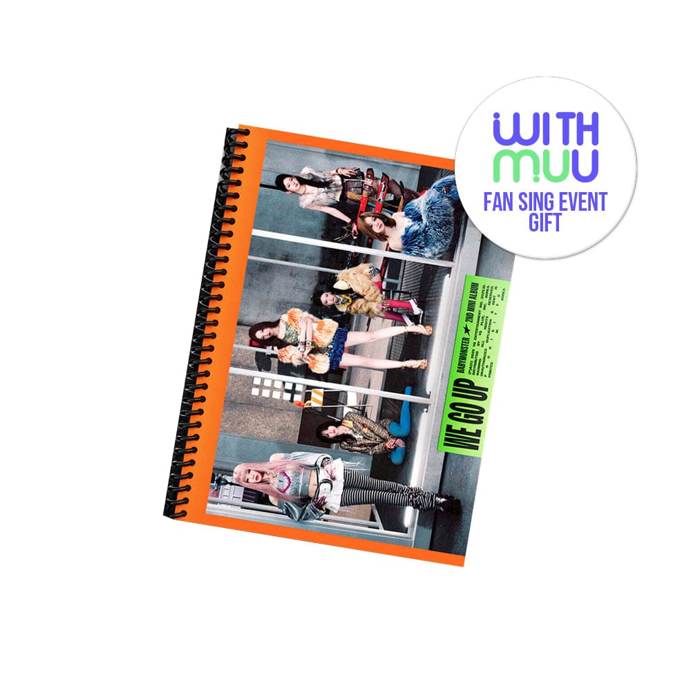 BABYMONSTER ALBUM WITHMUU Fansign BABYMONSTER - 2nd Mini Album WE GO UP (GO Ver.)