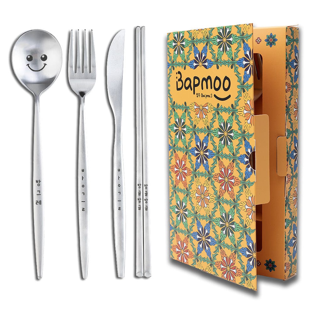 Bapmoo MD / GOODS [K-Lifestyle] Bapmoo - Cheerful Face Cutlery SET