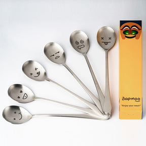 Bapmoo MD / GOODS [K-Lifestyle] Bapmoo - Funny Facial Expression Spoons SET