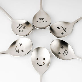 Bapmoo MD / GOODS [K-Lifestyle] Bapmoo - Funny Facial Expression Spoons SET