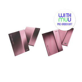 BLACKPINK ALBUM WITHMUU BLACKPINK - 3rd Mini Album DEADLINE ( BLACK+PINK SET )