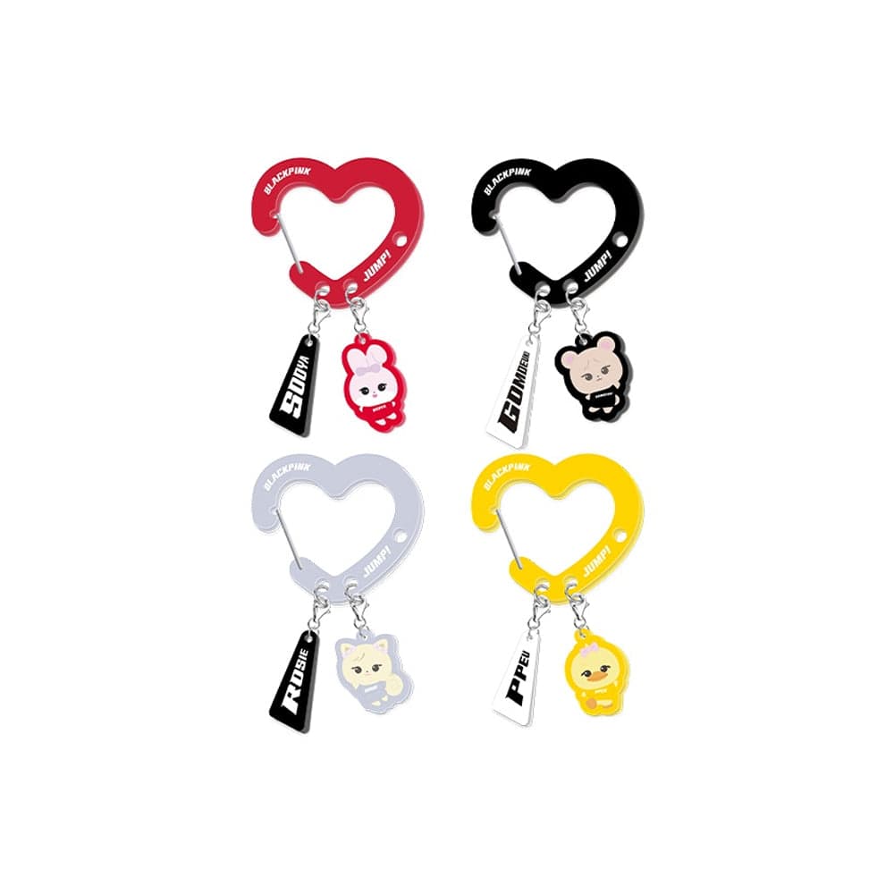 BLACKPINK MD / GOODS BLACKPINK - [JUMP] BLACKPINK CHARACTER ACRYLIC CARABINER KEYRING