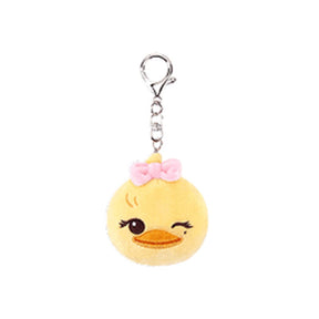 BLACKPINK MD / GOODS PPEU BLACKPINK - [DEADLINETOUR] BLACKPINK CHARACTER PLUSH FACE KEYRING + CASE