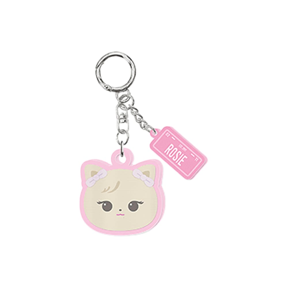BLACKPINK MD / GOODS PPEU [BPPOPUP] BLACKPINK CHARACTER LENTICULAR KEYRING