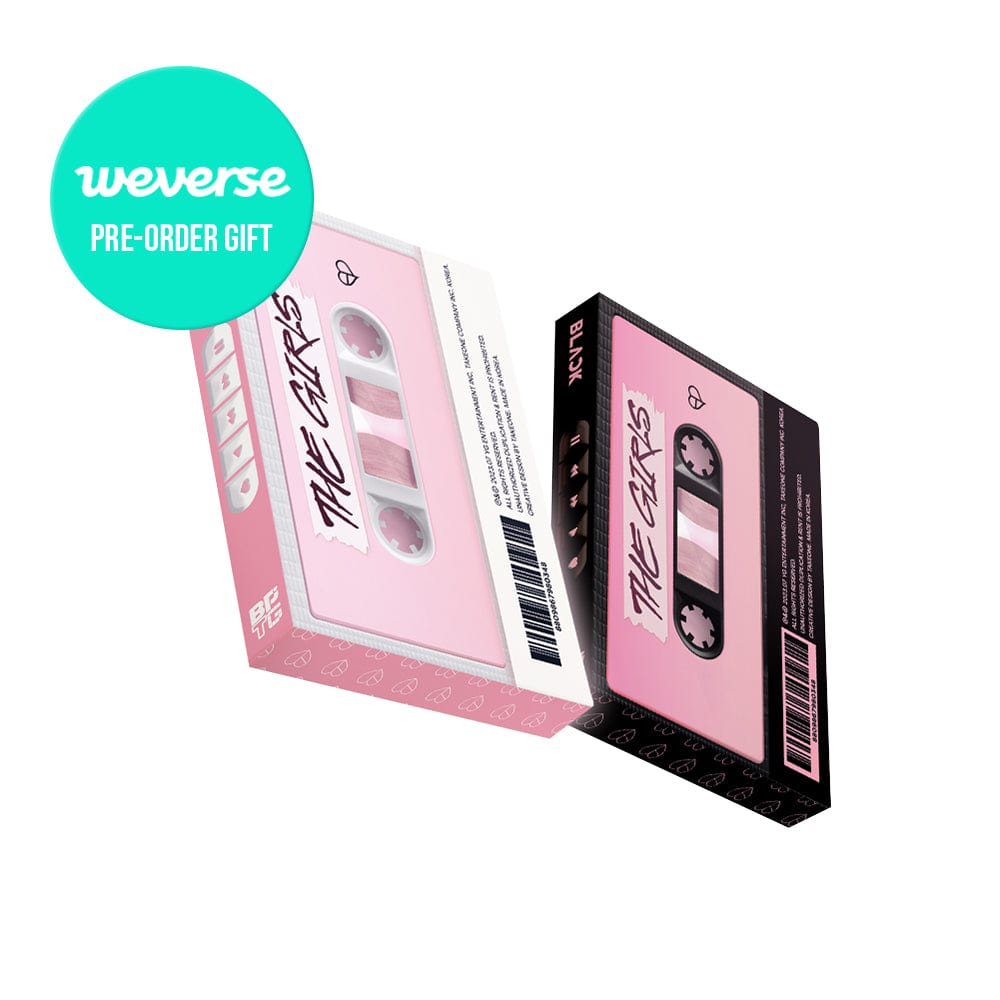 BLACKPINK MD / GOODS SET (BLACK+PINK) (+Weverse) BLACKPINK - BLACKPINK THE GAME OST [THE GIRLS] Reve Ver.