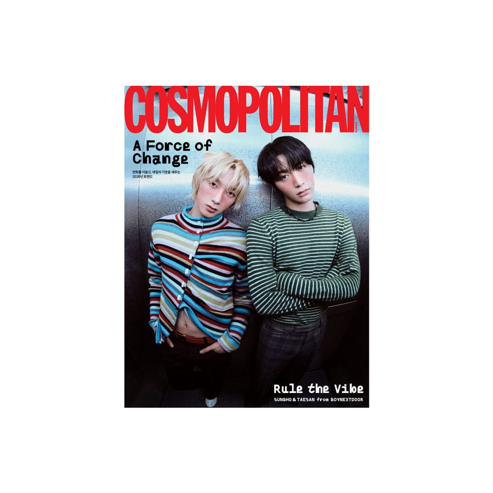 BOYNEXTDOOR Magazine A version BOYNEXTDOOR - COSMOPOLITAN Magazine Cover SUNGHO & TAESAN (Jan 2026)