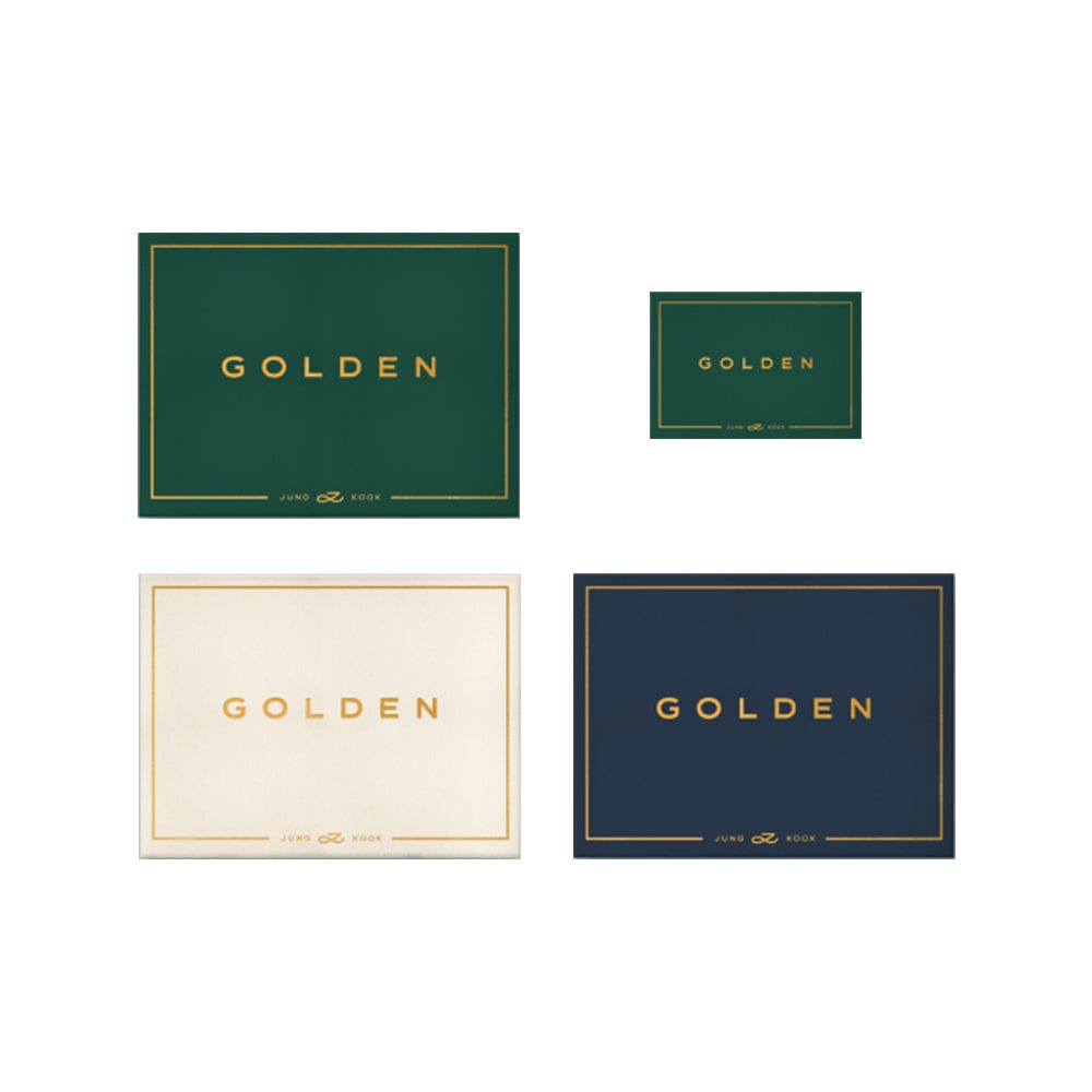 BTS ALBUM BTS JUNGKOOK - GOLDEN (SET) + GOLDEN (Weverse Album Ver.)