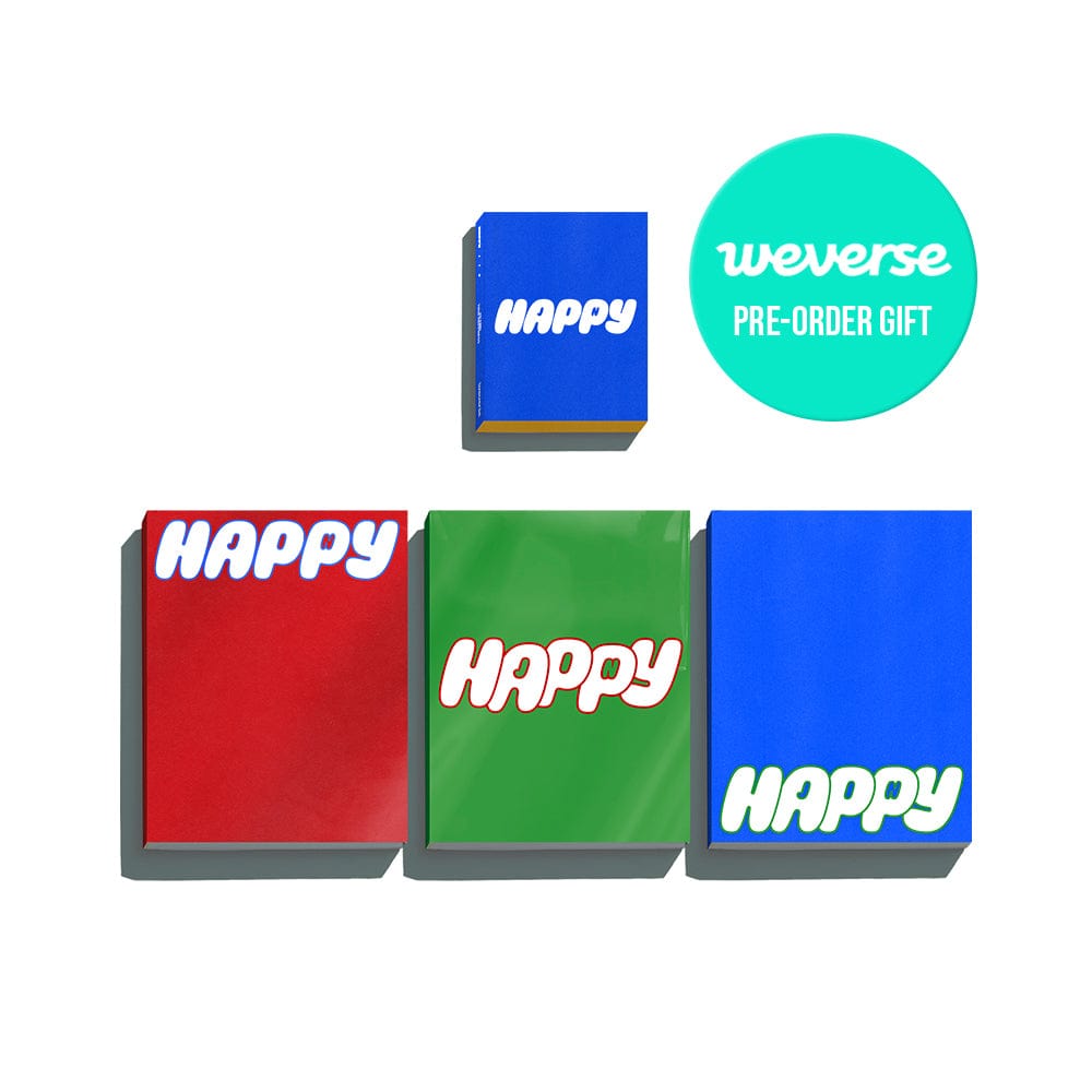 BTS ALBUM Weverse POB BTS JIN - 'Happy' (Set) + 'Happy' (Weverse Albums ver.) Set