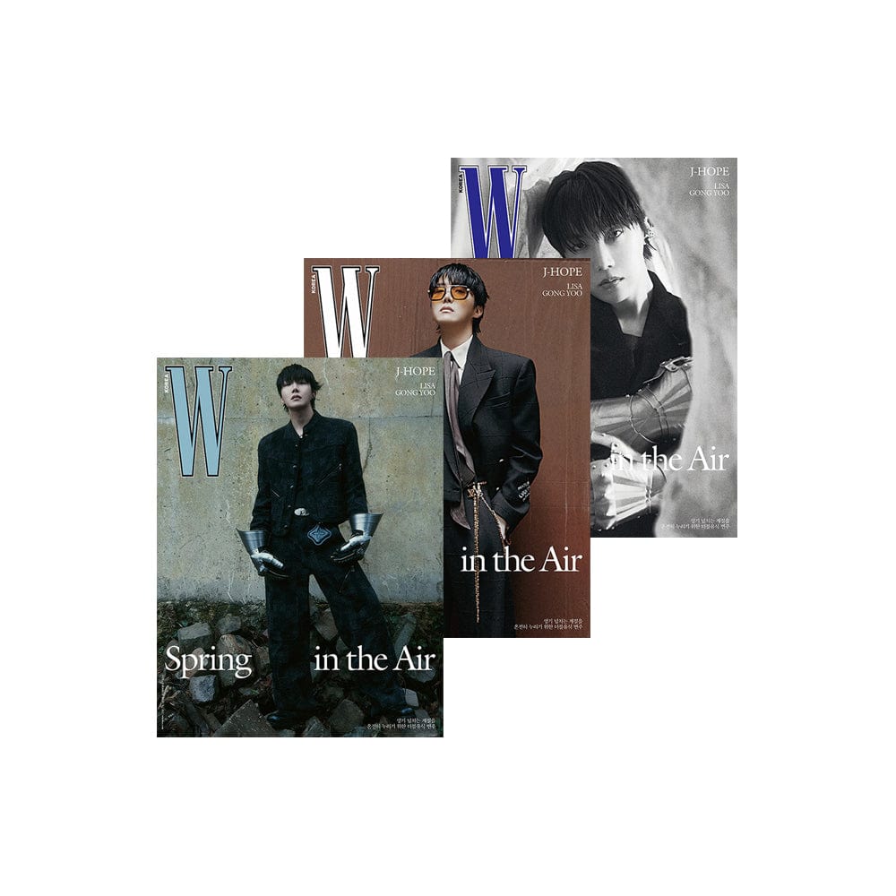 BTS Magazine SET (A + B + C) J-HOPE - W Volume 3 Magazine (Mar 2025)