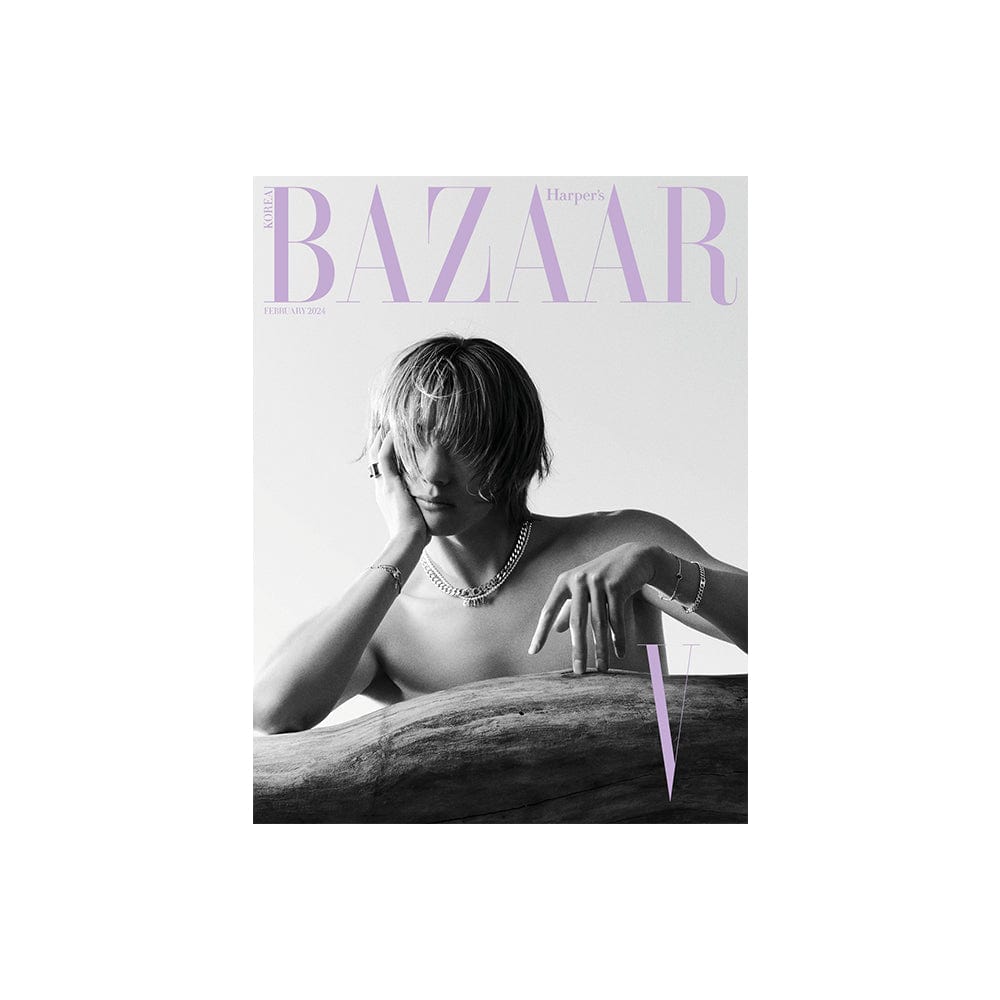 KPOPMERCH V BTS - HARPERS BAZAAR Magazine (Feb 2024)