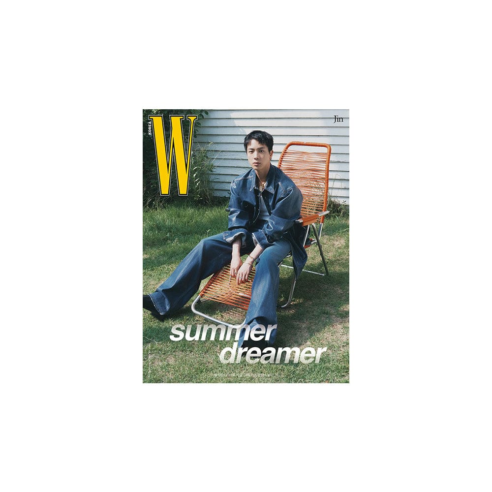 BTS MD / GOODS B Jin - W Korea Magazine Cover Jin (Aug 2024)