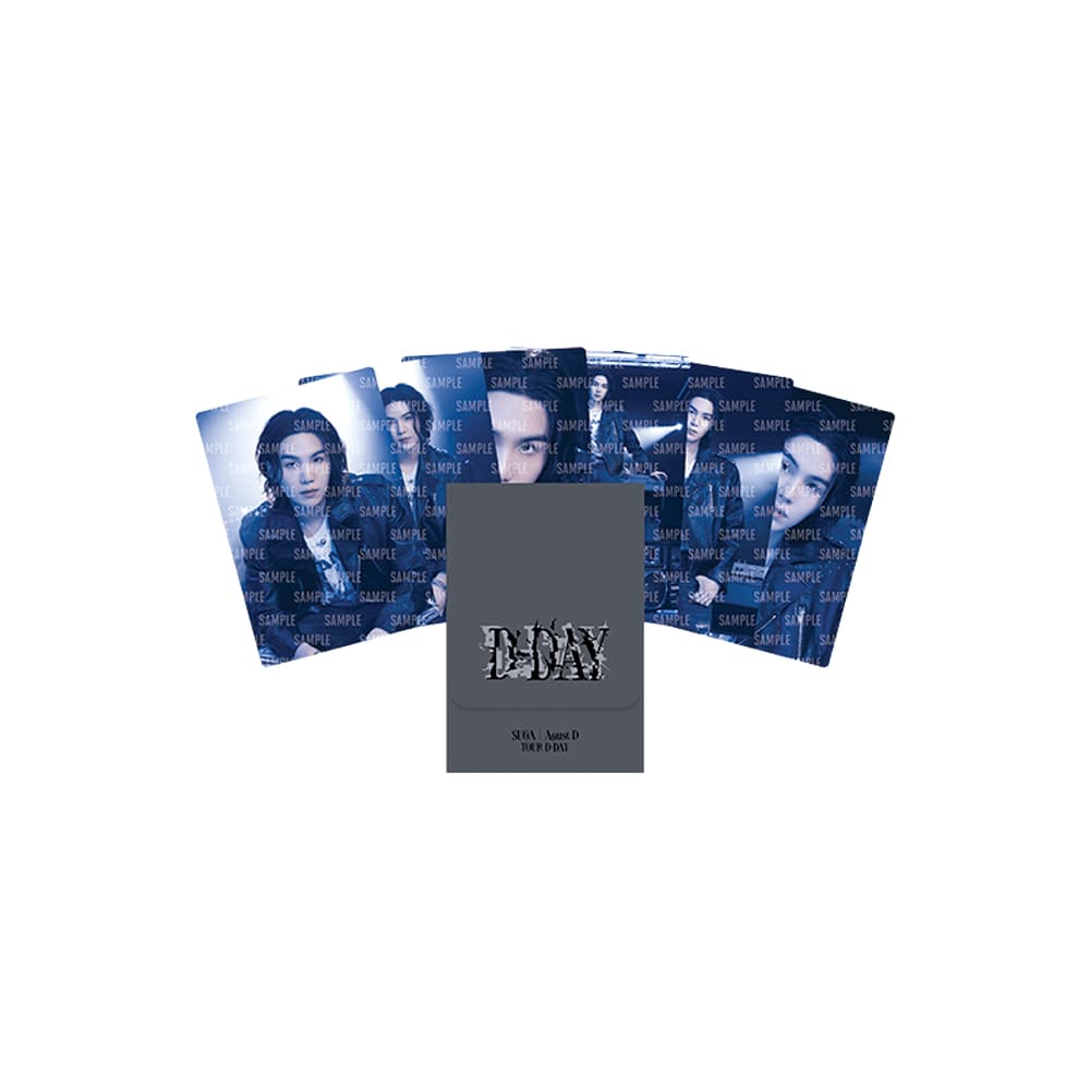 BTS MD / GOODS BTS SUGA - D-DAY TOUR Mini Photo Card (Agust D ver.)