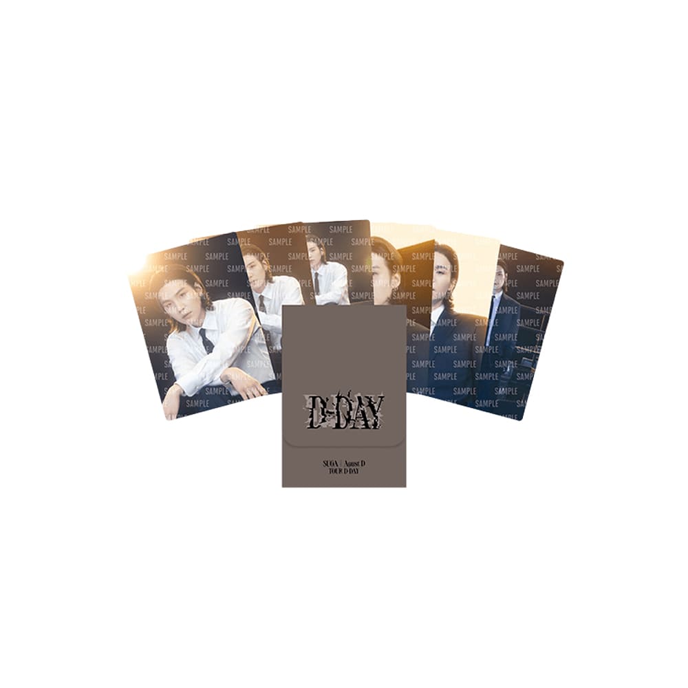 BTS MD / GOODS BTS SUGA - D-DAY TOUR Mini Photo Card (SUGA ver.)