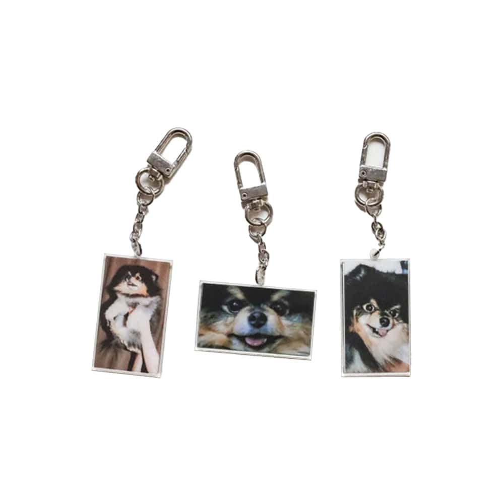 BTS MD / GOODS BTS V - LAYOVER KEYRING SET TAN [ LAYOVER OFFICIAL MERCH MD ]