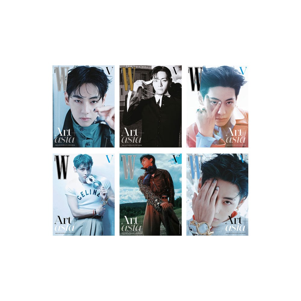BTS MD / GOODS Set (All 6 Covers) BTS V - W Korea Magazine (Sep 2025)