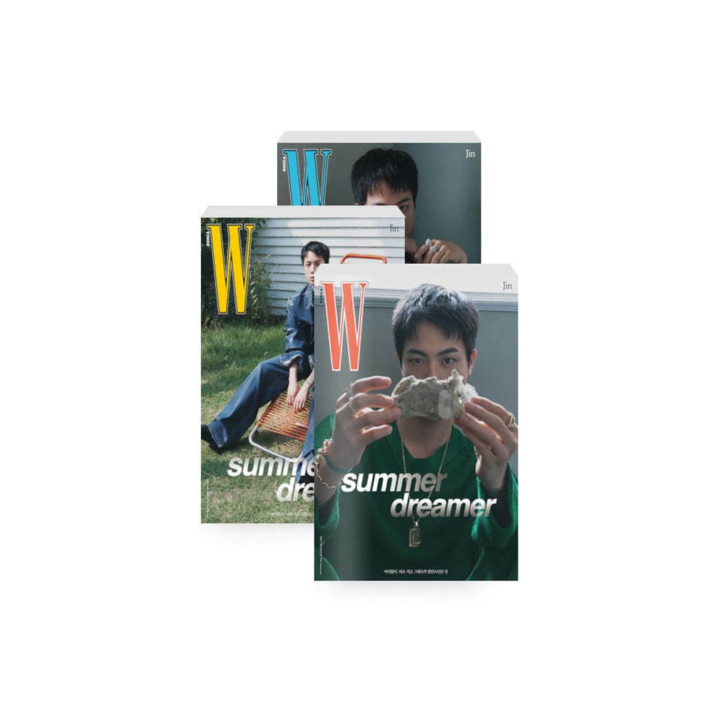 BTS MD / GOODS SET Jin - W Korea Magazine Cover Jin (Aug 2024)