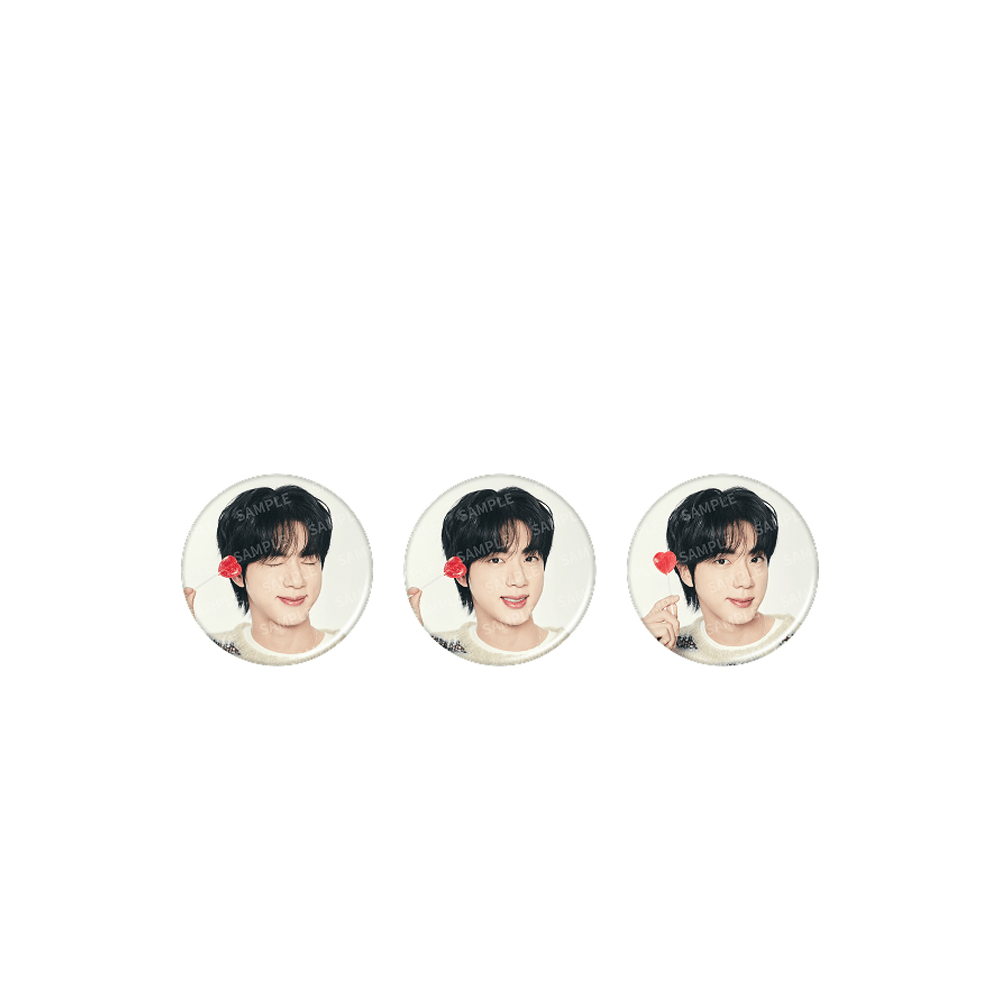 BTS MD / GOODS [US Direct] BTS JIN -RUNSEOKJIN_EP. TOUR MD Can Badge Set (Photo Ver.)