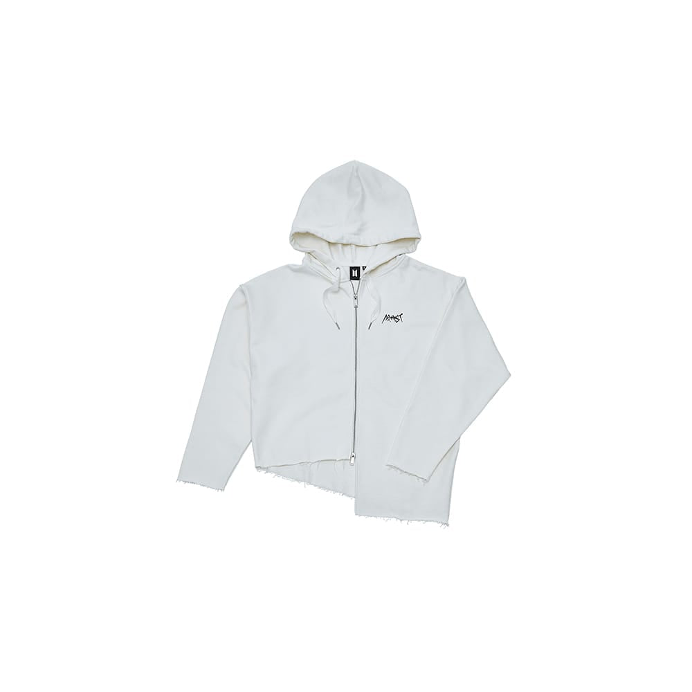 BTS MD / GOODS XL BTS - ARTIST MADE COLLECTION BY BTS Jung Kook ARMYST Zip-Up Hoody [White]