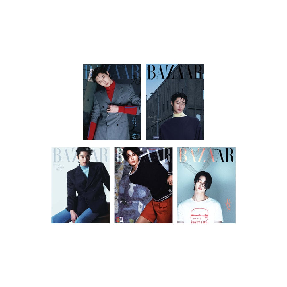 Byeon Woo Seok Magazine SET Byeon Woo Seok - HARPER'S BAZAAR Magazine (March 2026)