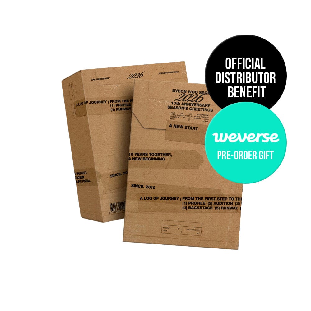 BYEON WOO SEOK MD / GOODS Byeon Woo Seok - 2026 10th ANNIVERSARY SEASON'S GREETINGS