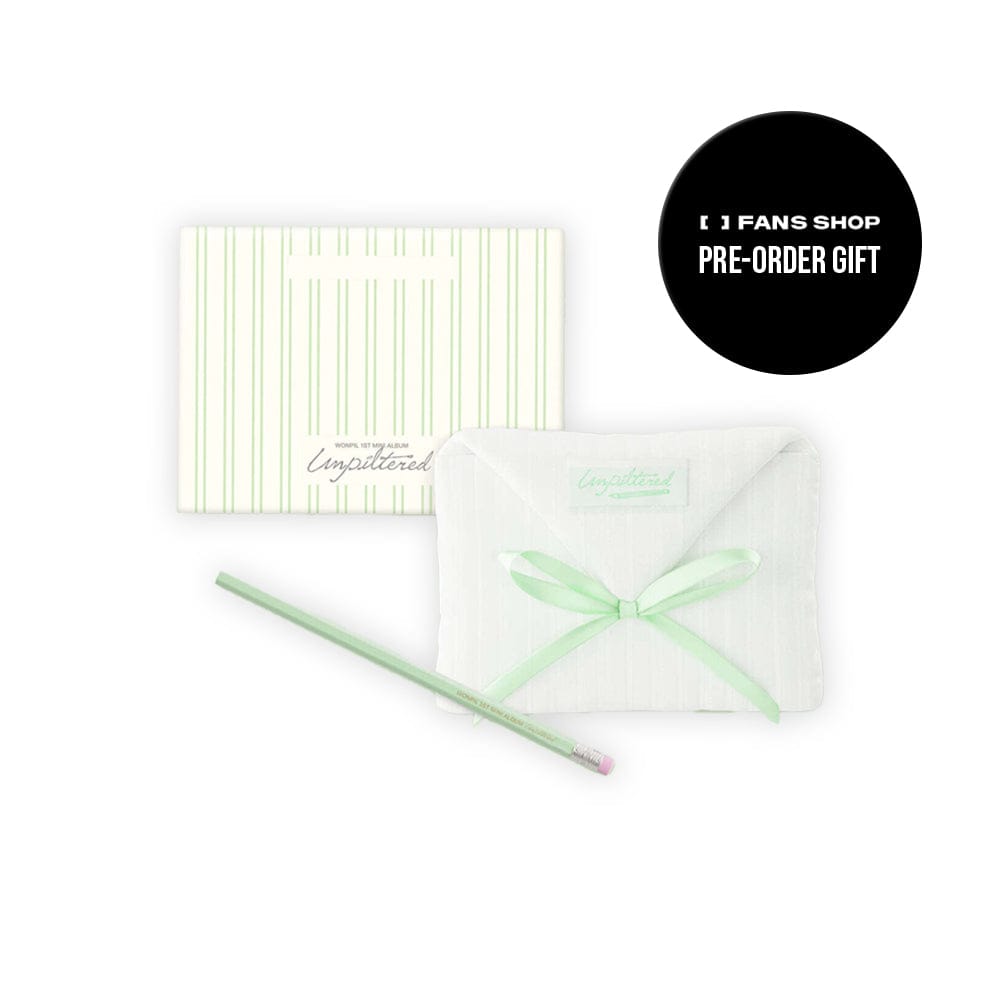 DAY6 ALBUM FANS SHOP DAY6 WONPIL - 1st Mini Album UNPILTERED (Book Pouch Ver.)