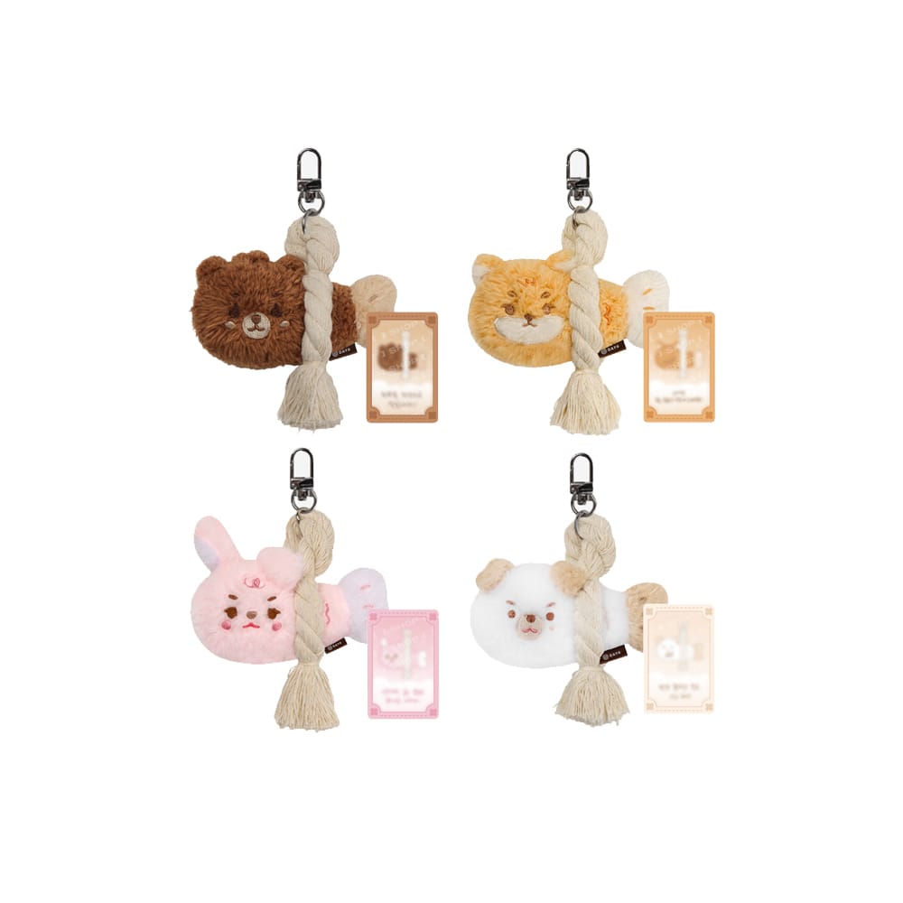 DAY6 MD / GOODS DAY6 - PETIT DENIMALZ PLUSH KEYRING LUCK Ver. - The DECADE FINALE MD