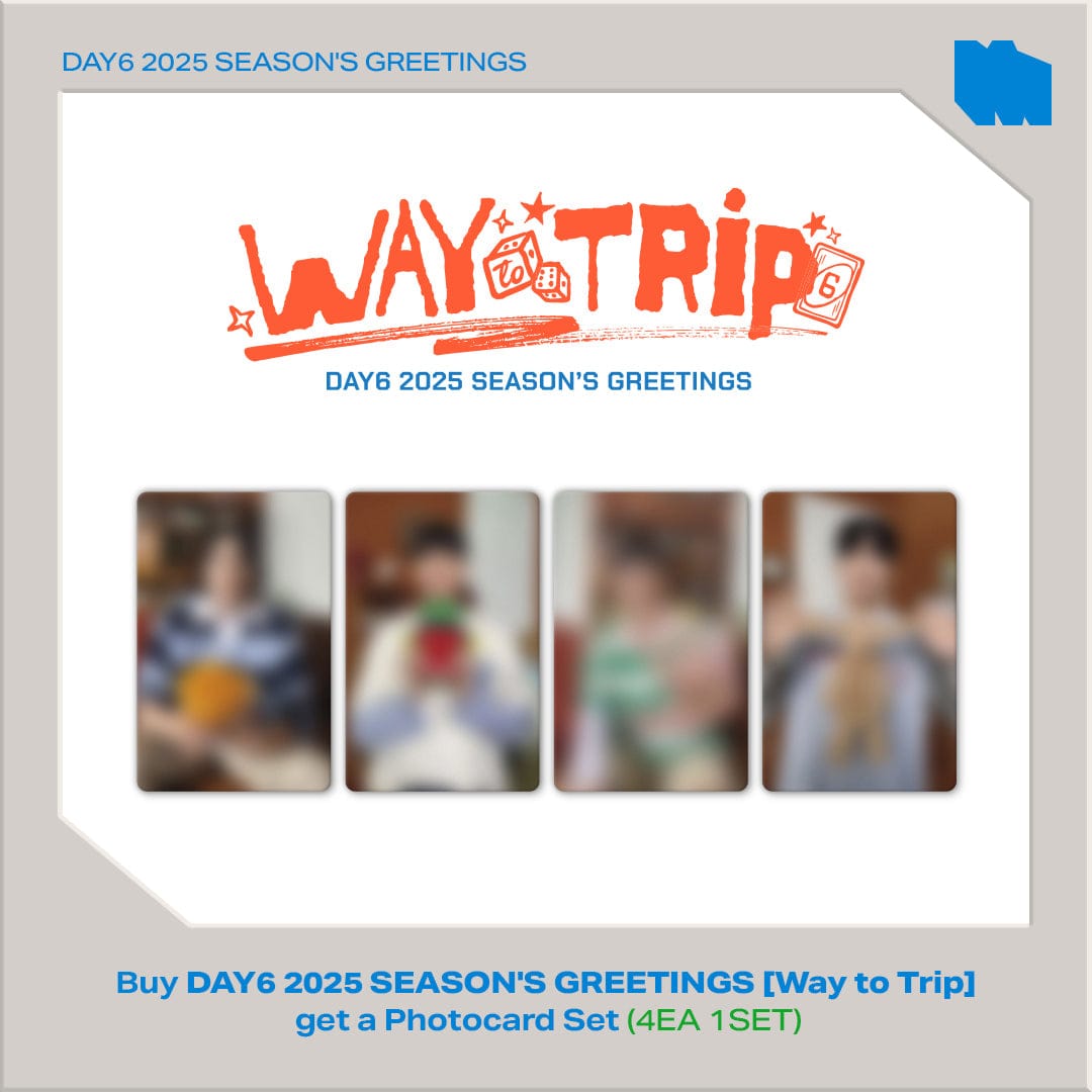 DAY6 MD / GOODS [+KPOPMERCH POB] DAY6 - 2025 Season's Greetings [WAY to TRiP]