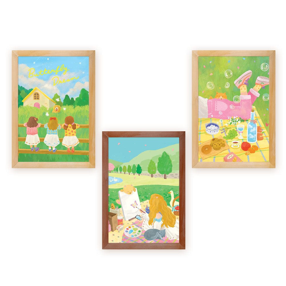 EDEL ARTROOM MD / GOODS [K-Lifestyle] EDEL ARTROOM - Illustration posters set of 3