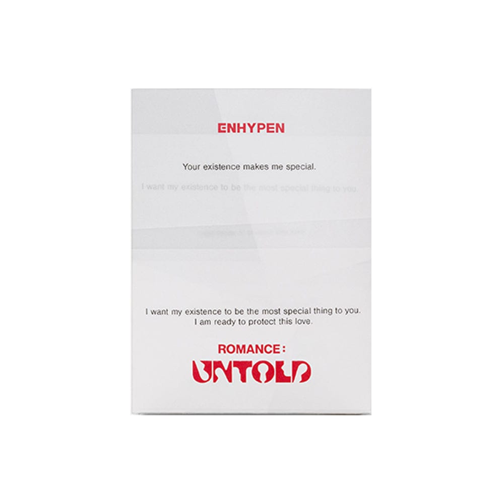 ENHYPEN ALBUM No POB ENHYPEN - ROMANCE : UNTOLD (Weverse Albums ver.)