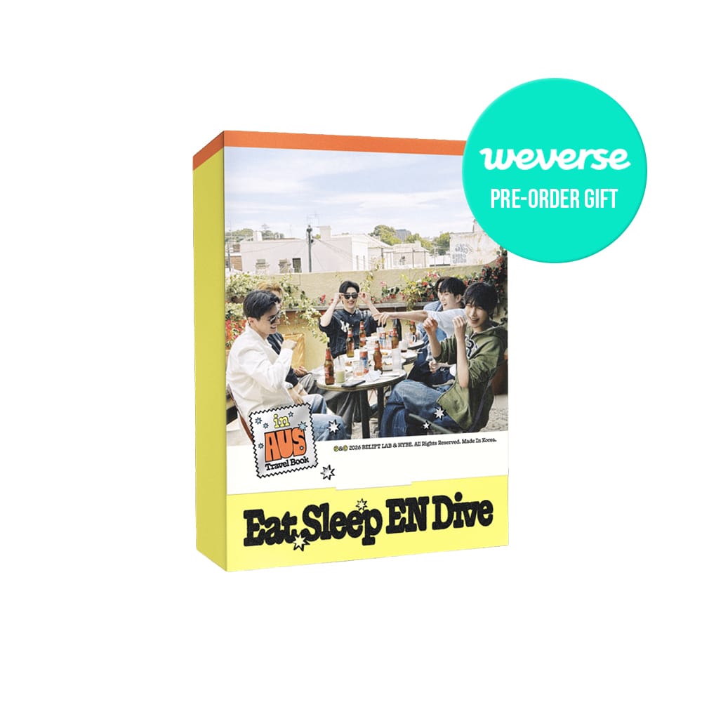 ENHYPEN ALBUM WEVERSE ENHYPEN - Eat Sleep EN Dive in AUS TRAVEL BOOK