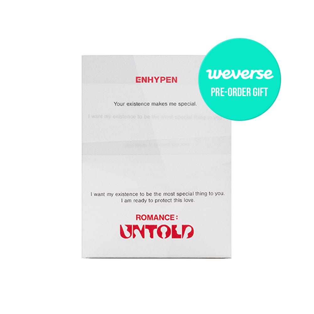 ENHYPEN ALBUM Weverse ENHYPEN - ROMANCE : UNTOLD (Weverse Albums ver.)