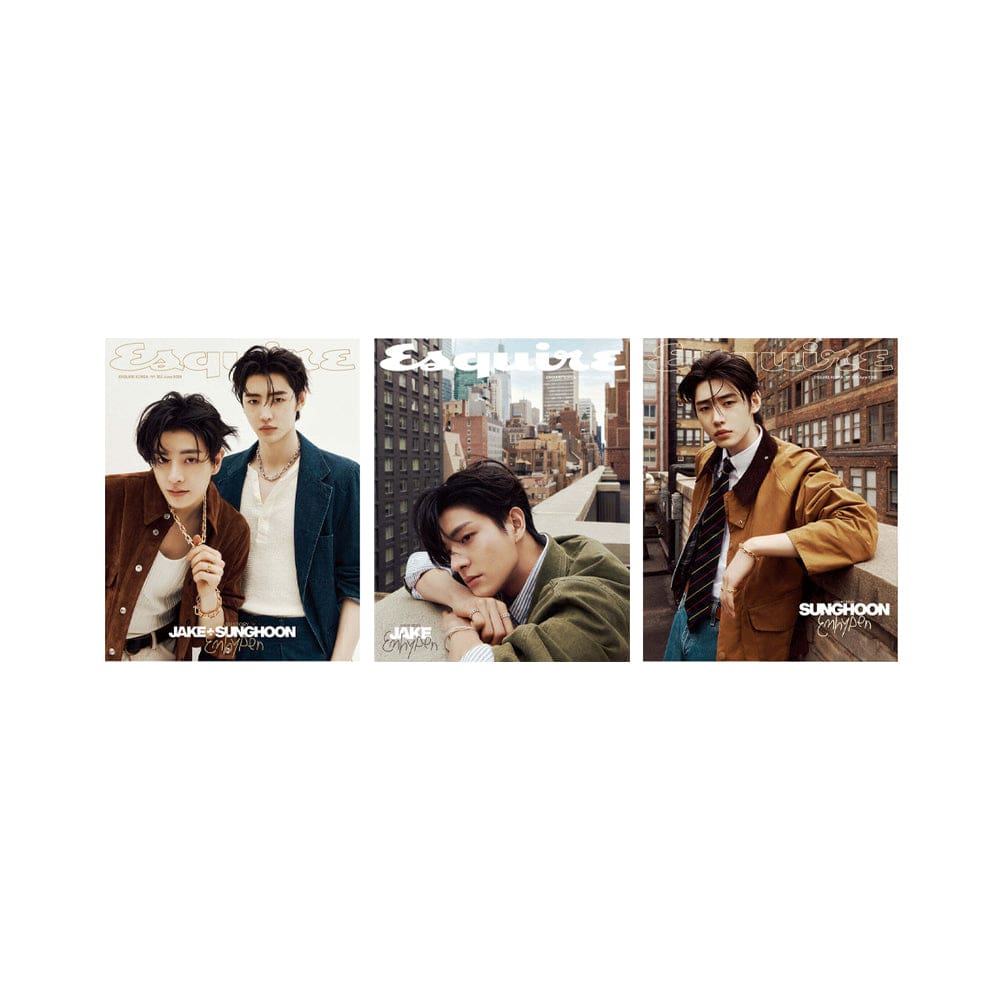 ENHYPEN Magazine SET (A+B+C) ENHYPEN - Esquire Magazine Cover (Jun 2025)