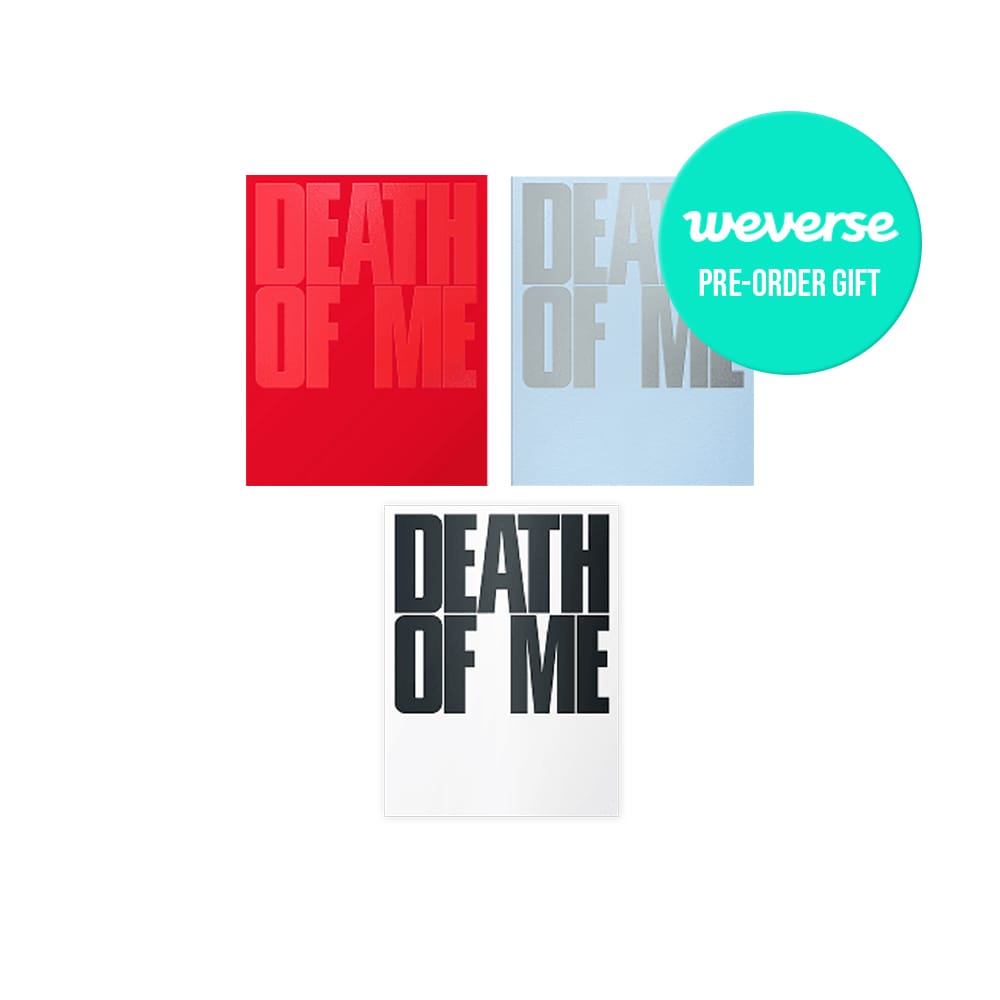 EVAN ALBUM WEVERSE EVAN - 1st Mini Album DEATH OF ME [ STANDARD Ver SET + WEVERSE Ver. ]