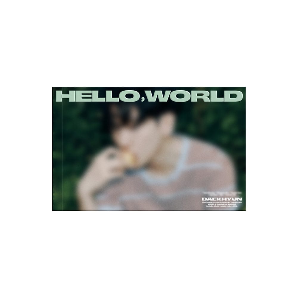 EXO ALBUM World Ver. BAEKHYUN (EXO) - 4th Mini Album HELLO, WORLD (Photobook ver.)