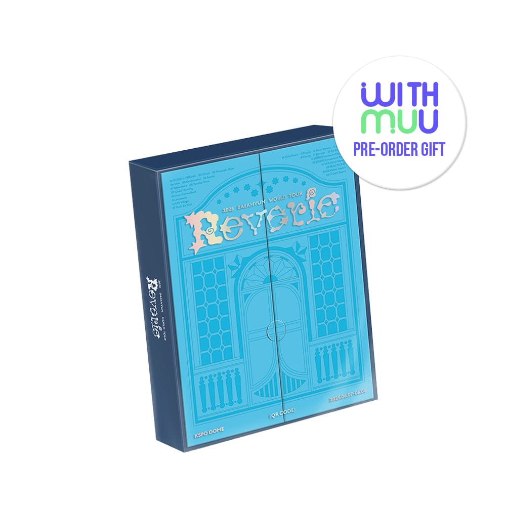 EXO DVD / BLU-RAY WITHMUU GIFT EXO BAEKHYUN - 2025 BAEKHYUN WORLD TOUR [ Reverie ] In SEOUL QR CODE