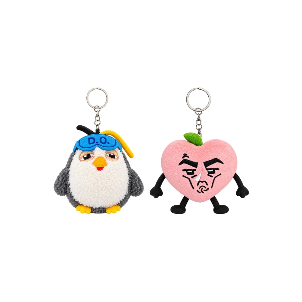 EXO MD / GOODS EXO DOH KYUNG SOO (D.O) - PLUSH KEYRING [ DOPAMINE D.O. ZZirang-e & Charles OFFICIAL POP-UP DAY OFF AIRLINE MD ]