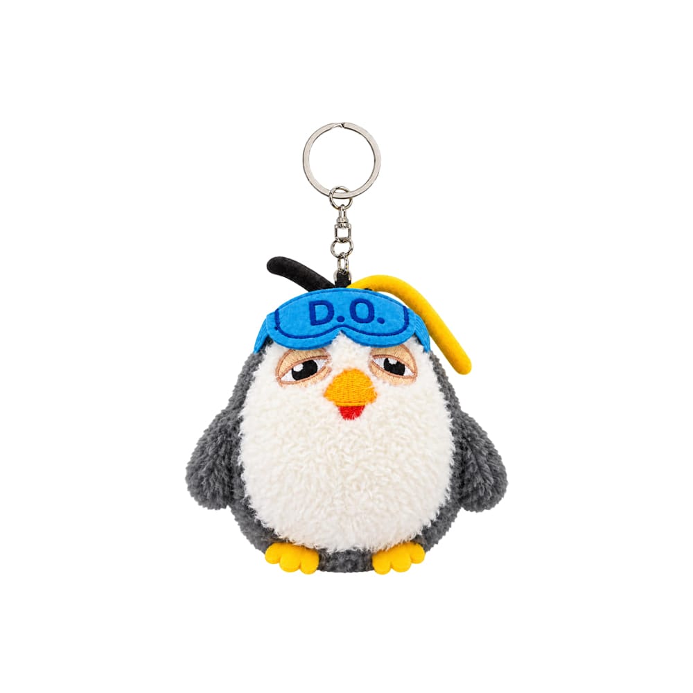 EXO MD / GOODS Zzirang-e Ver. EXO DOH KYUNG SOO (D.O) - PLUSH KEYRING [ DOPAMINE D.O. ZZirang-e & Charles OFFICIAL POP-UP DAY OFF AIRLINE MD ]
