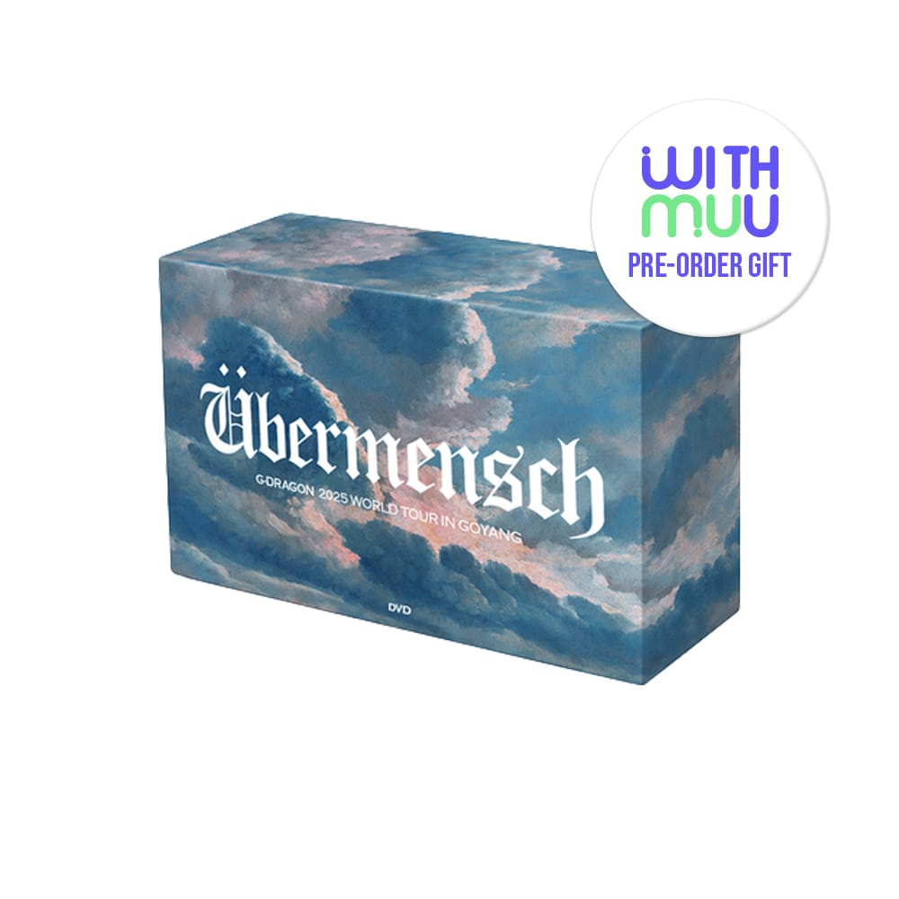 G-DRAGON DVD / BLU-RAY WITHMUU GIFT G-DRAGON - UBERMENSCH 2025 WORLD TOUR IN GOYANG (NORMAL ver.)
