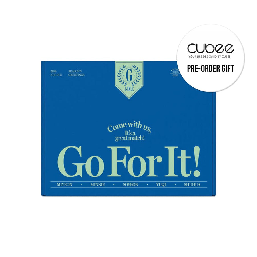 G IDLE 2024 SEASON S GREETINGS Go For It   G I Dle Md Goods Cubee G Idle 2024 Season S Greetings Go For It 36252193587381 900x 