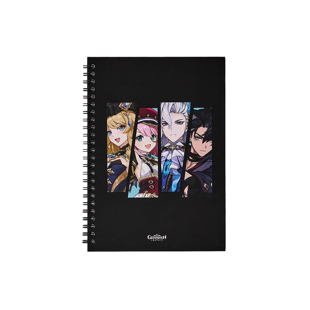 GENSHIN IMPACT MD / GOODS GENSHIN IMPACT - Genshin Impact x LINE FRIENDS 4 Characters SPIRAL NOTEBOOK