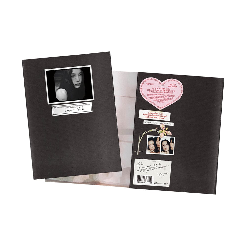 Taeyeon 5th Mini Album - To. X (Digipack Ver.) – Choice Music LA Taeyeon 5th Mini Album - To. X (Digipack Ver.) – Choice Music LA