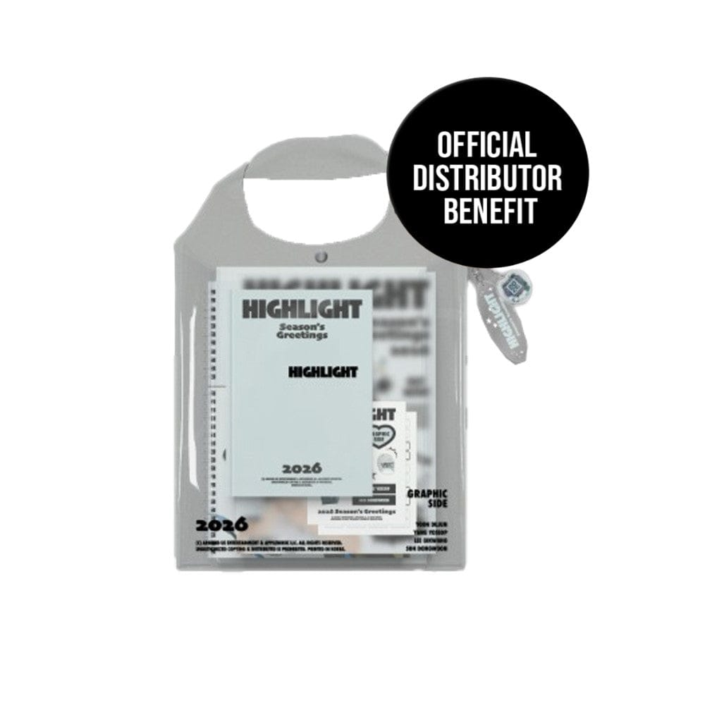 HIGHLIGHT MD / GOODS Distributor Gift HIGHLIGHT - 2026 SEASON'S GREETINGS (GRAPHIC SIDE Ver.)