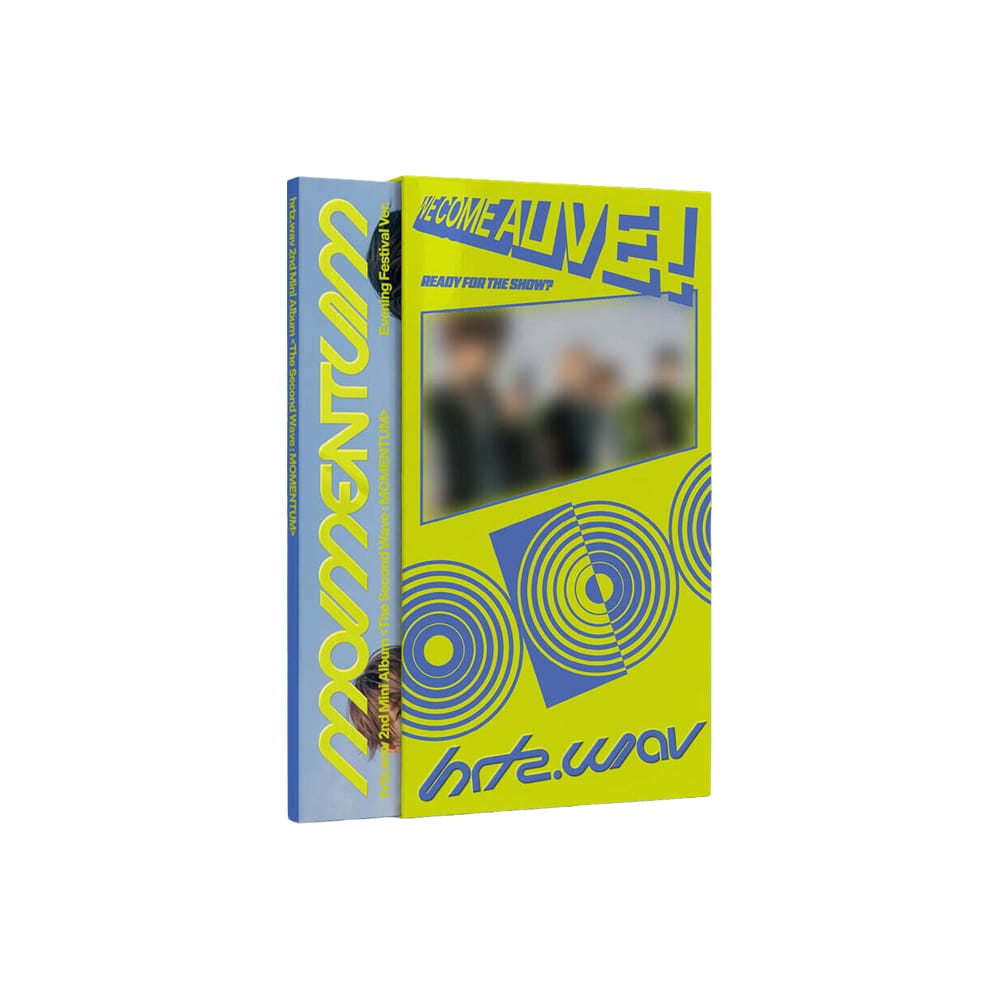 hrtz.wav ALBUM Evening Festival Ver. hrtz.wav - The 2nd Mini Album The Second Wave : MOMENTUM ( PHOTOBOOK Ver. )